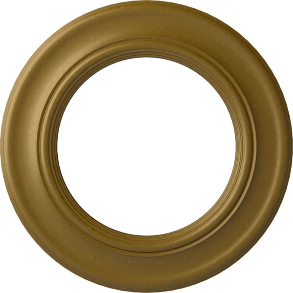 Ekena Millwork Holmdel Ceiling Medallion (Fits Canopies up to 12 7/8"), 20 7/8"OD x 12 7/8"ID x 1"P, Gold CM20HOGLS - main
